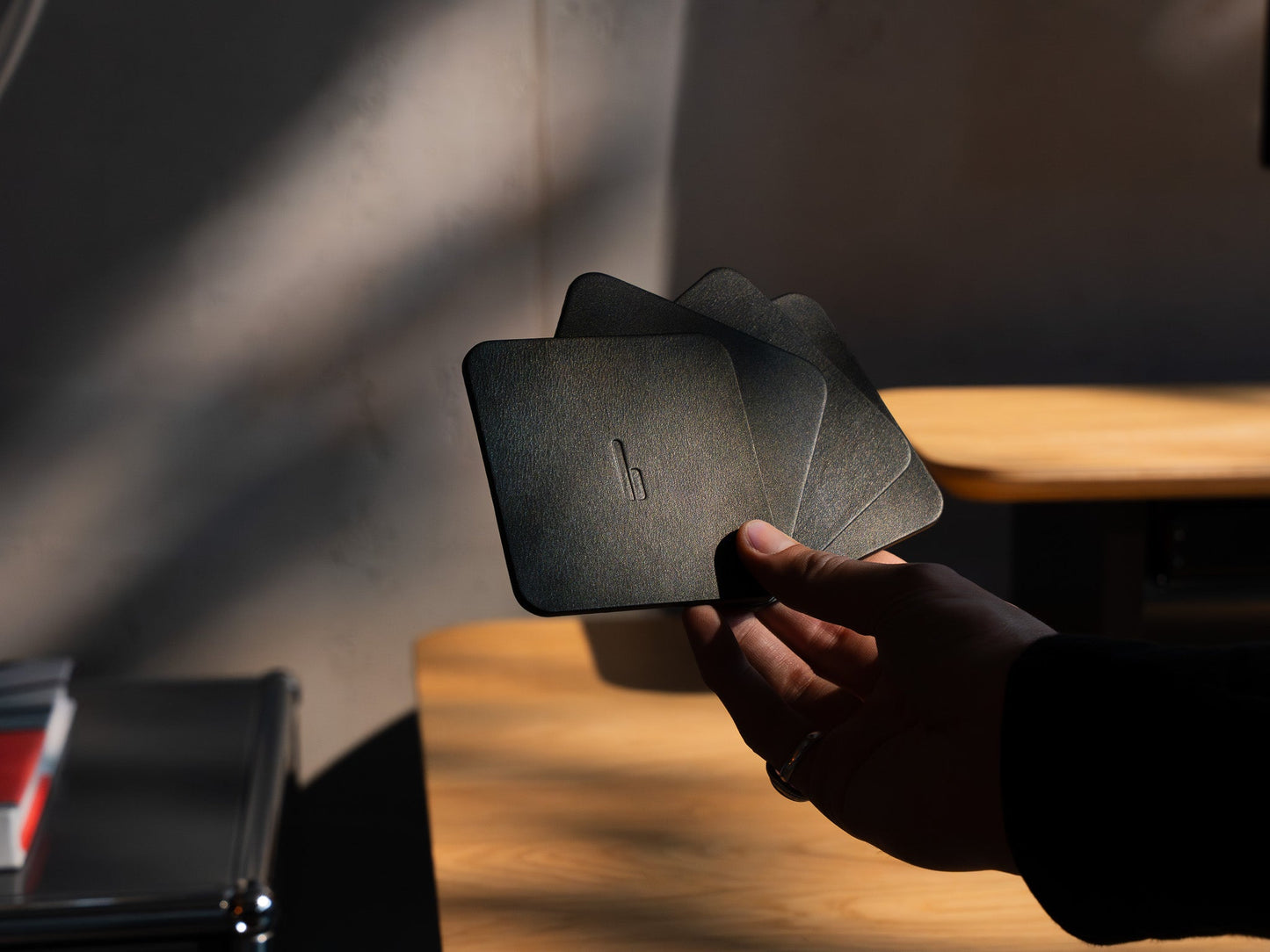 Desk Coaster Leder