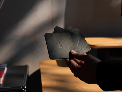 Desk Coaster Leder