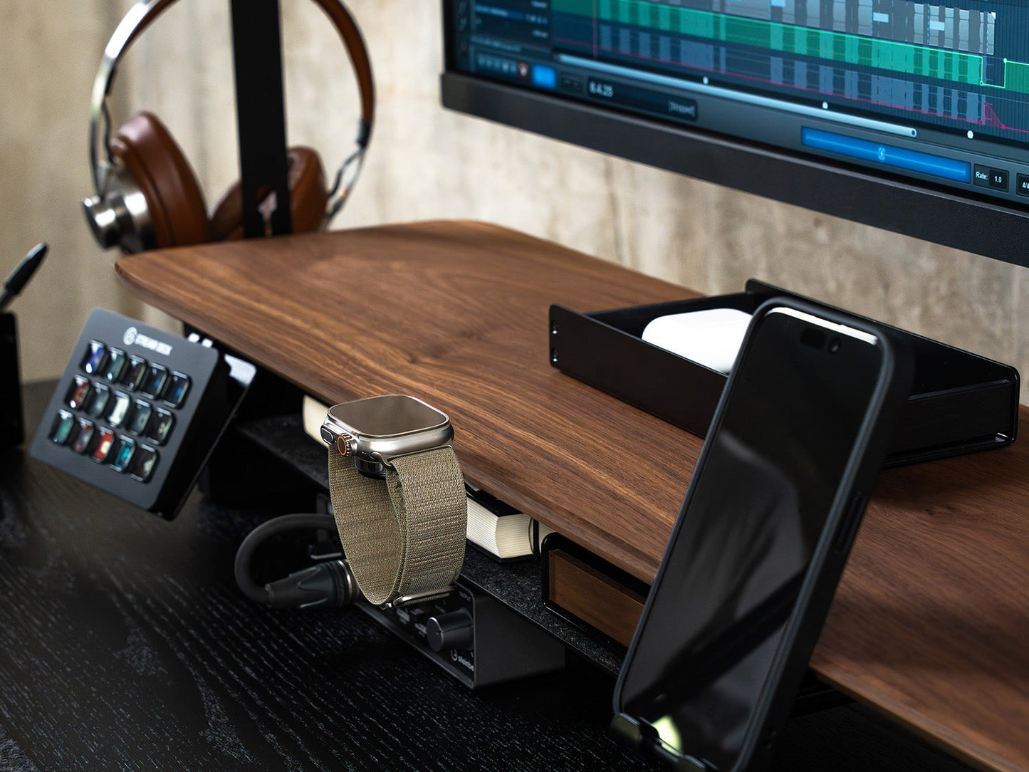 Setup Cockpit Monitorständer Large - Massivholz