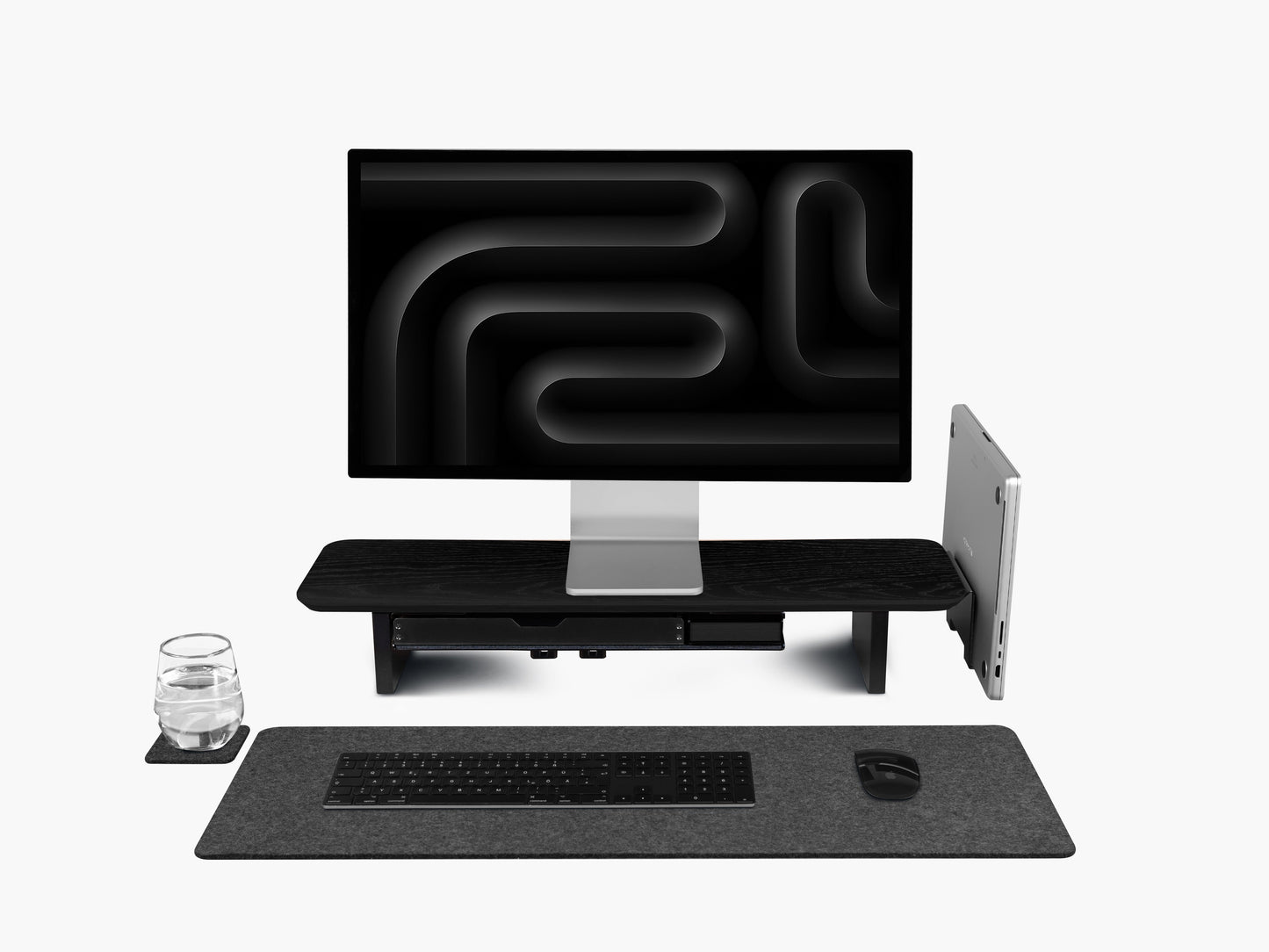 Setup Cockpit Medium & Laptop Dock - All Black
