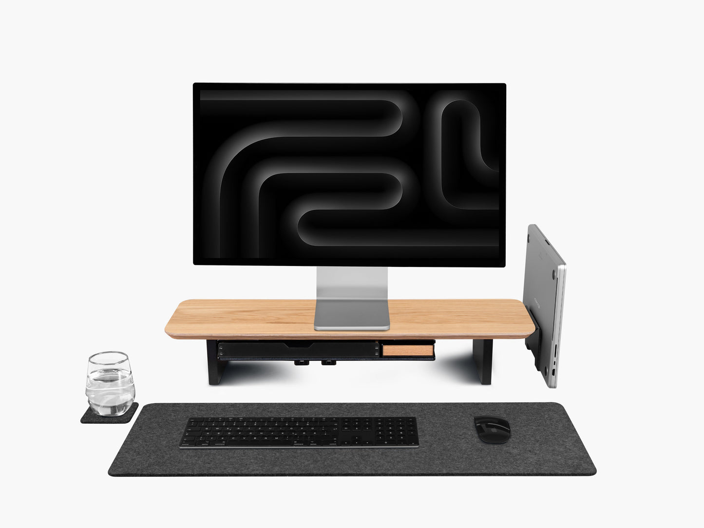 Setup Cockpit Medium & Laptop Dock - Eiche